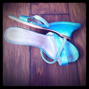 Michaelangelo Small Heel Bridal Shoes